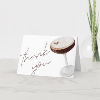 Wasserfarbe Espresso Martini Brautparty