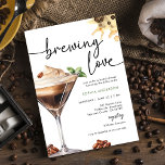 Wasserfarbe Espresso Martini Brautparty Einladung<br><div class="desc">Dieses elegante und raffinierte Brautparty Espresso Martini besticht durch Eleganz und Feinheit. Zeichnend Inspiration aus den reichen Tönen und luxuriösen Texturen der Espressomartinis, verspricht dieses Design den perfekten Ton für ein unvergessliches Brautparty Set. Im Mittelpunkt des Designs steht eine elegante und stilvolle Aquarellbilderin eines klassischen Espressomartini-Glases. Tiefe Espressobraun, samtig schwarz...</div>