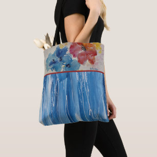 Wasserfarbe Florals Tote Tasche
