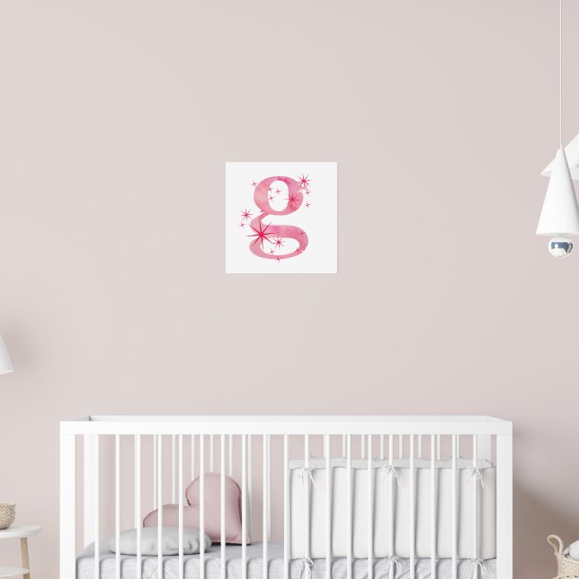 Wasserfarbe G Poster (Kinderzimmer 2)