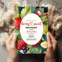 Wasserfarbe gemischte Berries Sommerdusche