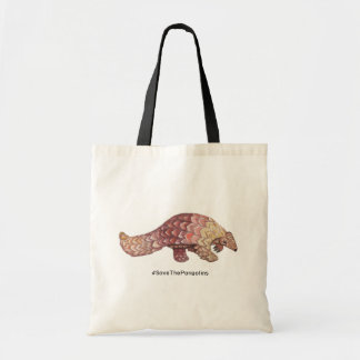 Wasserfarbe Gerettet Pangolins-Tasche Tragetasche