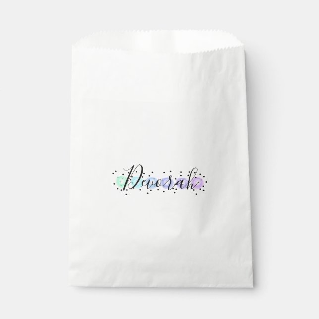 Wasserfarbe Geschenktütchen (Vorderseite)