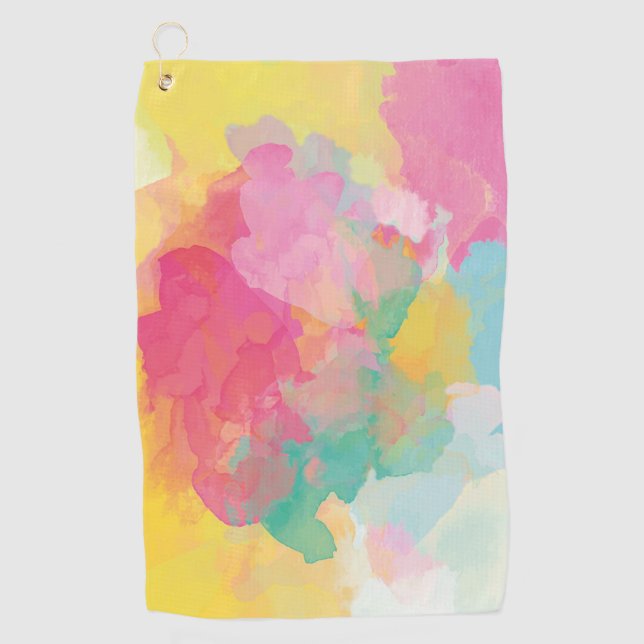 Wasserfarbe Golfhandtuch (Vorderseite)