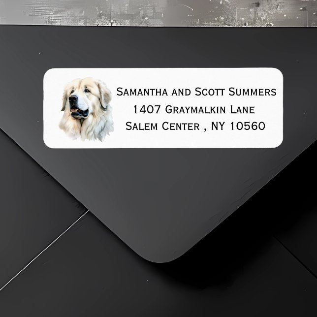 Wasserfarbe Große Pyrenäen Hund (Von Creator hochgeladen)