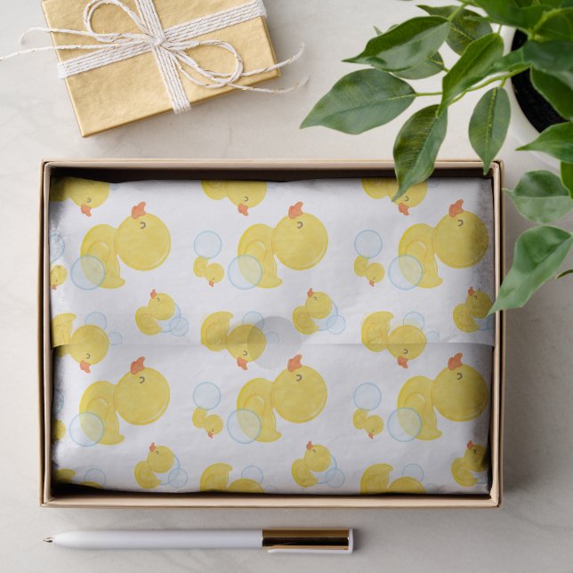 Wasserfarbe Gummi Ducky Seidenpapier (Geschenk)