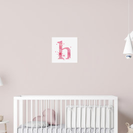 Wasserfarbe H Poster