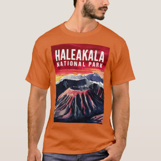 Wasserfarbe Haleakala Nationalpark Rote Thun T-Shirt