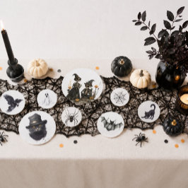 Wasserfarbe Halloween Konfetti