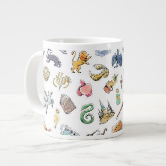 Wasserfarbe Harry Potter Icons Jumbo-Tasse