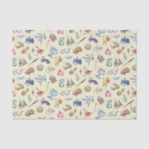 Wasserfarbe Harry Potter Icons Seidenpapier