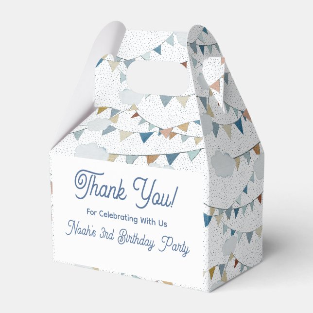 Wasserfarbe Heißluftballon Mix // Geschenkschachtel (Vorderseite)