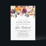 Wasserfarbe Herbstblüten Fall Bar Mitzvah Einladung<br><div class="desc">Laden Sie mit dieser Blumen-Bar mitzvah-Einladung Familie und Freunde zu Ihrer Veranstaltung ein. Es zeichnet sich durch die Blume der Wasserfarbenfallen und einen passenden Hintergrund aus. Die Bar mitzvah lädt im Herbst und Herbst zum Verweilen ein. Personalisieren Sie diese,  indem Sie Ihre Daten hinzufügen. Matching-Elemente sind verfügbar.</div>