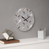 Wasserfarbe Heron Bird Egret Nattern Muster