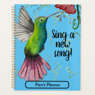 Wasserfarbe Hummingbird Christlich Planer