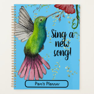 Wasserfarbe Hummingbird Christlich Planer