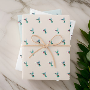Wasserfarbe Hummingbird Geschenkpapier Set