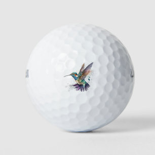 Wasserfarbe Hummingbird Golf Ball