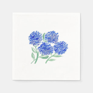 Wasserfarbe, Hydrangeas-Cocktail, Servietten