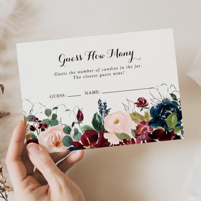 Wasserfarbe Illustriert schätzen wie viele Spielka Visitenkarte (Von Creator hochgeladen)