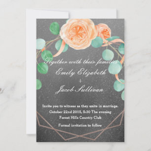 Wasserfarbe Inspiriert Hochzeit Golden Daisy - Aqu Save The Date