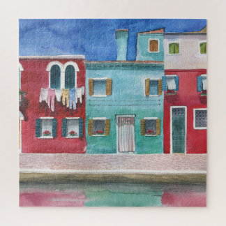 Wasserfarbe Italien: Handzeichen Puzzle