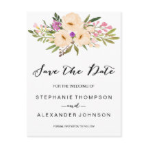 Wasserfarbe Ivory Bouquet Anemones