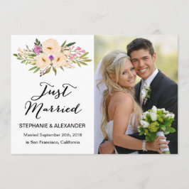 Wasserfarbe Ivory Bouquet Anemones Einladung