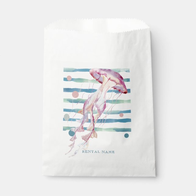 WASSERFARBE JELLYFISH, FERIENVERMIETUNG GESCHENKTÜTCHEN (Vorderseite)