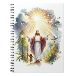 Wasserfarbe Jesus Notizblock