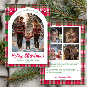 Wasserfarbe Kariert Weihnachten Custom Arch 5 Foto