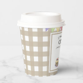 Wasserfarbe Kartoffel 1. Geburtstag Pappbecher