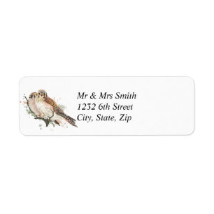 Wasserfarbe Kestrel Sparrow Hawk Falcon Bird Custo