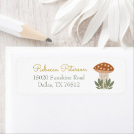 Wasserfarbe Kleine Pilzmarke