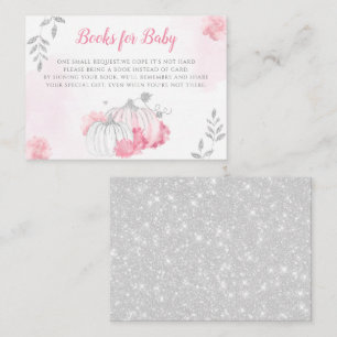 Wasserfarbe kleine Pumpkin Rose Gold Bücher für Ba Begleitkarte