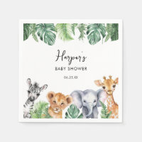 Wasserfarbe Kleine Wild One Safari Babydusche