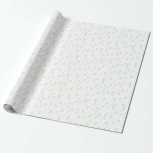 Wasserfarbe Kleine Wildblume Geschenkpapier