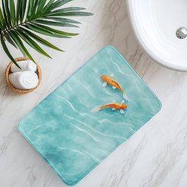 Wasserfarbe Koi Fisch Serenity Badematte