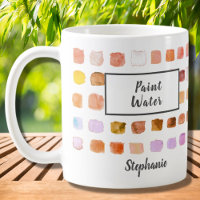 Wasserfarbe Künstler Name Paint Water Rust