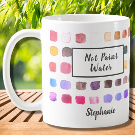 Wasserfarbe Künstlicher Individuelle Name nicht ma Kaffeetasse