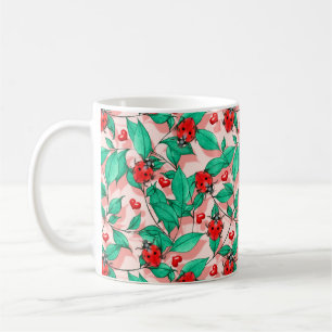 Wasserfarbe Ladybug Tasse