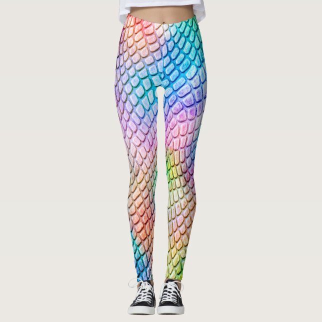 Wasserfarbe Leggings (Vorderseite)