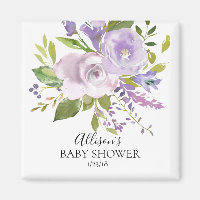 Wasserfarbe Lila Lavendel Dusche Gefallen Magnet