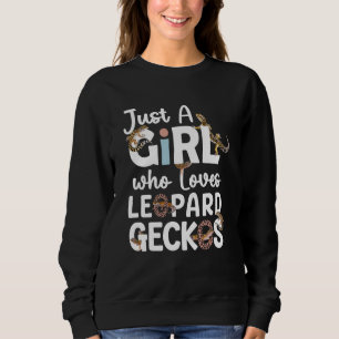 Wasserfarbe Lizard T-Shirt Nur ein Mädchen, das Le Sweatshirt