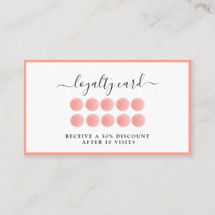 Wasserfarbe Loyalität 10 Karte