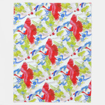 Wasserfarbe Majestätische Schwäne in Wolken Wellen