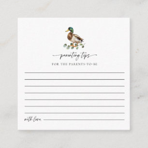 Wasserfarbe Mallard Ente Kinderbetreuung Tipps Begleitkarte