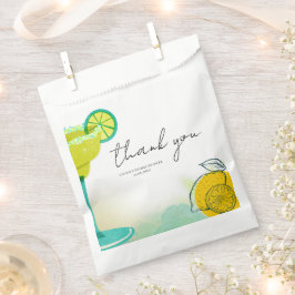 Wasserfarbe Margarita Limon Tequila Brautparty Geschenktütchen