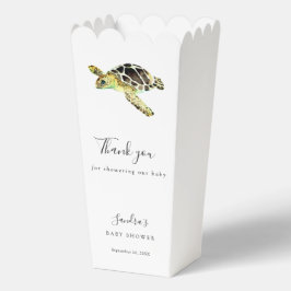 Wasserfarbe Meeresschildkröte Kinderdusche Einfach Geschenkschachtel