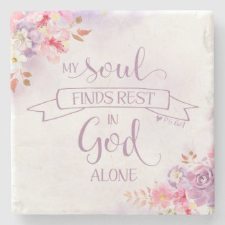 Wasserfarbe Mein Soul findet Erholung, S 62:1 Steinuntersetzer